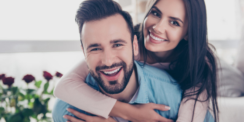 Man not interested and turning away from woman