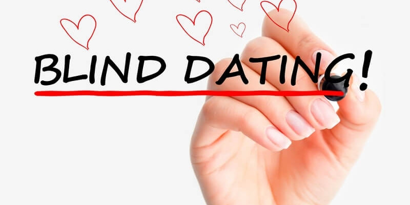 hand writing Blind dating